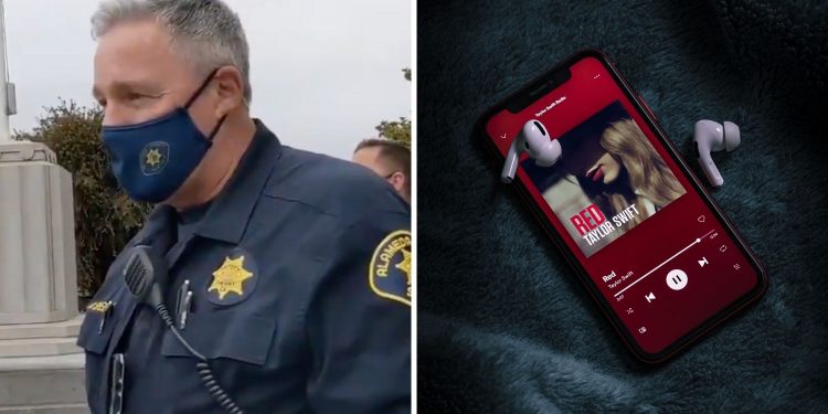 美警播泰勒丝歌曲 阻示威者拍片上传