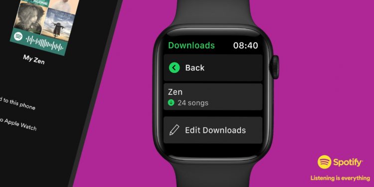 Spotify新增Apple Watch离线播放功能