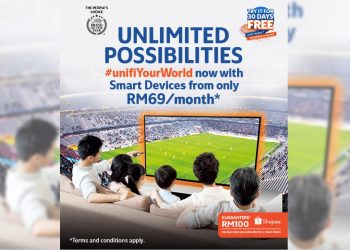 每月需缴付RM69 Unifi推“智能设备”配套