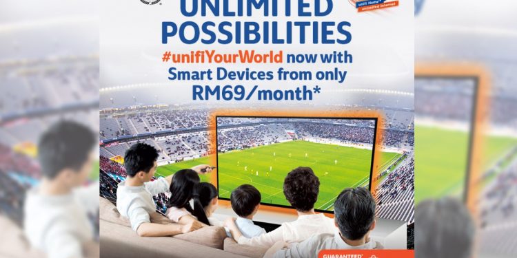 每月需缴付RM69 Unifi推“智能设备”配套