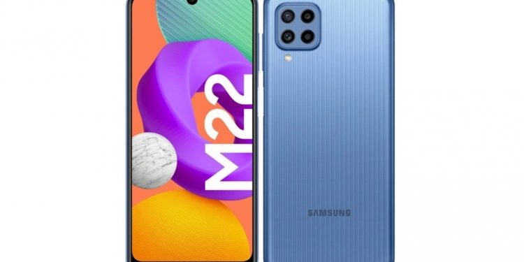 三星Galaxy M22渲染图曝光