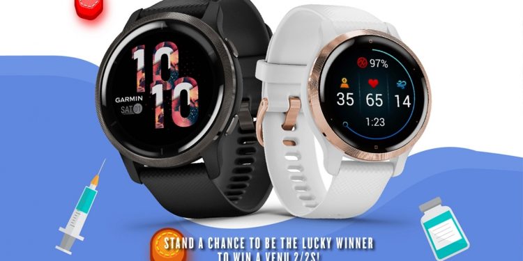 已接种疫苗？ Garmin Venu 2系列智能手表等你来赢！