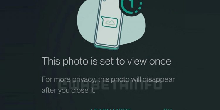 测试“限时照片”功能！WhatsApp将推View Once保护隐私