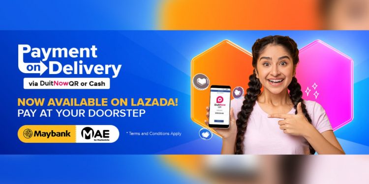 启用DuitNow QR！Lazada推无现金货到付款服务