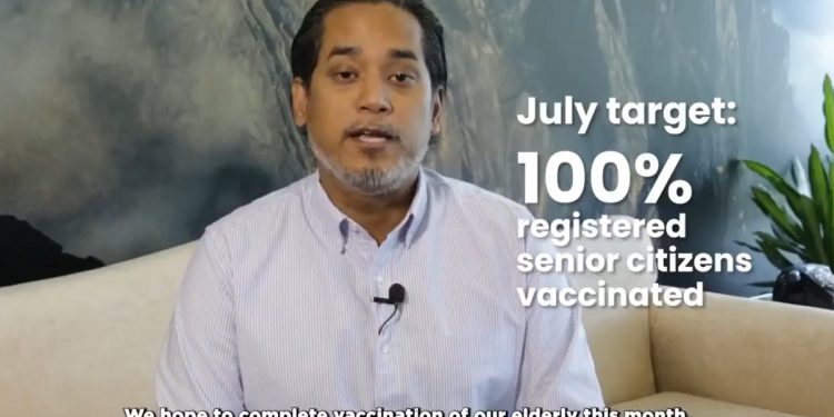 已登记年长者 凯里：7月杪前将接种疫苗