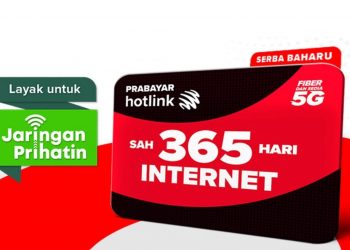 1年数据有效期 Hotlink推Prepaid Internet 365配套