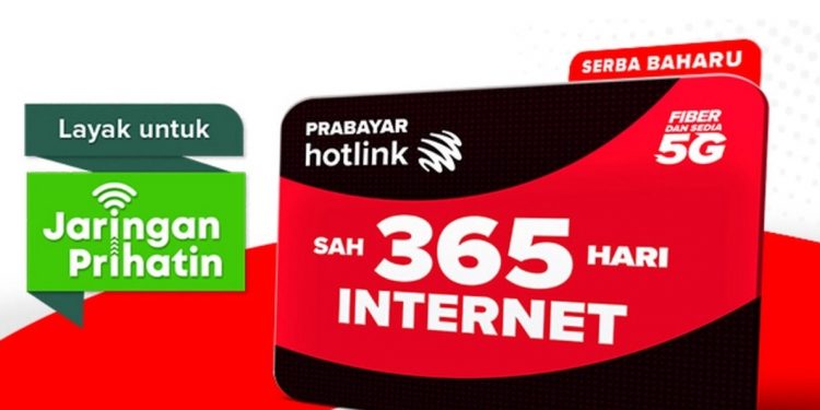 1年数据有效期 Hotlink推Prepaid Internet 365配套