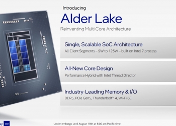 英特尔第12代酷睿处理器 混合架构曝光