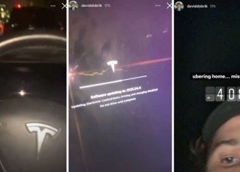 特斯拉汽车软件更新出包?用户被迫“弃”车搭Uber回家