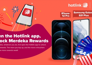 国庆日大礼！Hotlink送iPhone 12和三星Galaxy S21 Plus