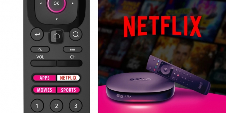 Astro Ultra Box遥控器新增Netflix按钮