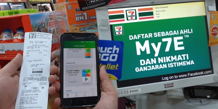 在7-Eleven买3个Google Play代码 送RM5 eCash