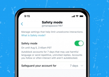 推特提供安全模式 可封锁无礼辱骂与骚扰者7天