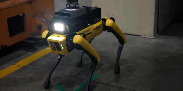 波士顿动力公司机器狗Spot新任务！成为韩国起亚工厂安全巡逻员