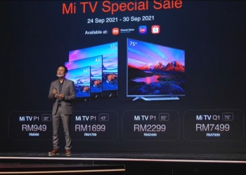 折扣高达RM500！小米P1和Q1系列智能电视限时优惠