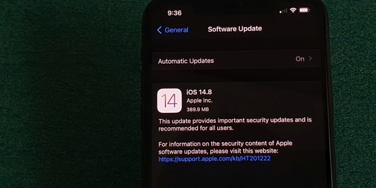 赶紧更新苹果设备至iOS 14.8 以防间谍软件攻击！