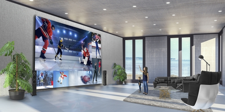 客厅放普通电视显得太“小气”？考虑这款325寸LG Extreme家庭影院8K屏幕！