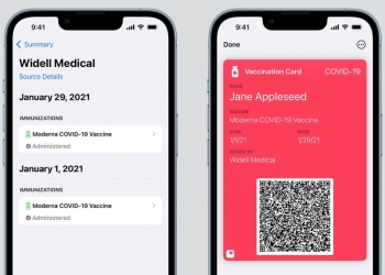更方便展示接种状态 iOS 15.1可将疫苗卡放入苹果钱包