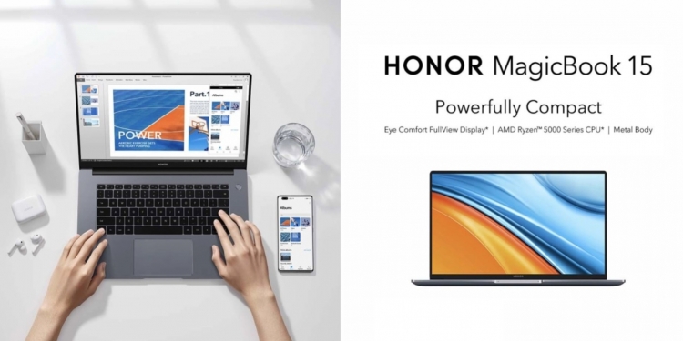 AMD Ryzen 5 5500U版荣耀MagicBook 15 双十节售RM2499