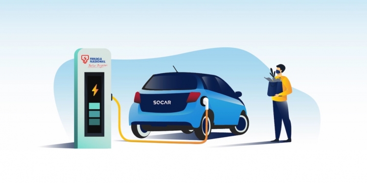 促进使用率！SOCAR携手国能打造50个电动车区域