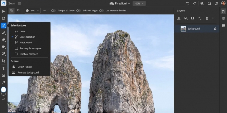仅可基本编辑 Adobe推网页版Photoshop