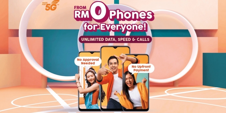 响应大马一家设备配套计划 U Mobile推出Zero Ringgit Phone优惠