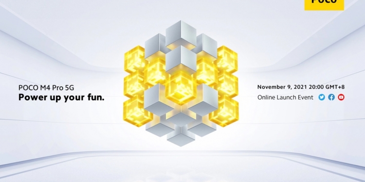 POCO M4 Pro 5G于1109发布