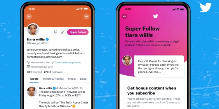 iOS用户可在推特使用“超级关注”功能