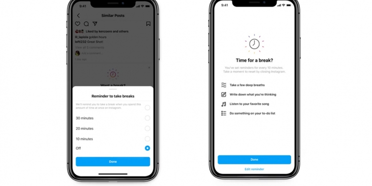 提醒用户使用时间过长 Instagram测试“休息一下”新功能