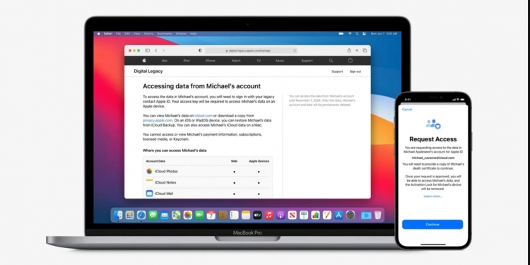 苹果推数码遗产功能 离世后可将iCloud数据转交指定人选