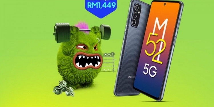 仅限今天在Lazada！买三星Galaxy M52 5G扣RM250