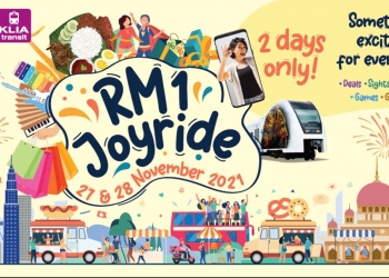 周末去哪儿玩？参与ERL“1令吉快乐搭乘”看表演逛市集