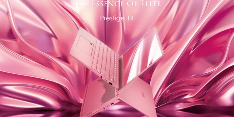 高颜值笔电!MSI限量版Prestige 14 Rose Pink售价RM4999