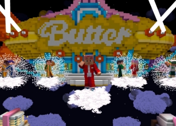 化身大头娃娃加入元宇宙！Minecraft联手BTS线上演出