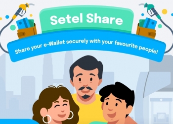 共享电子钱包方便亲友添油  Petronas新增Setel Share功能