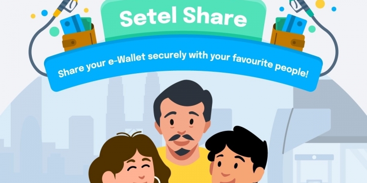 共享电子钱包方便亲友添油 Petronas新增Setel Share功能