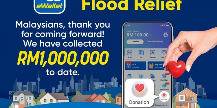 Touch ’n Go电子钱包用户已捐款100万令吉！要响应赈灾可以这么做