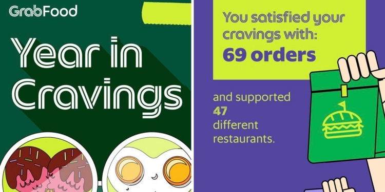 今年你在Grab叫过什么外卖?用Year In Cravings查看就知了!