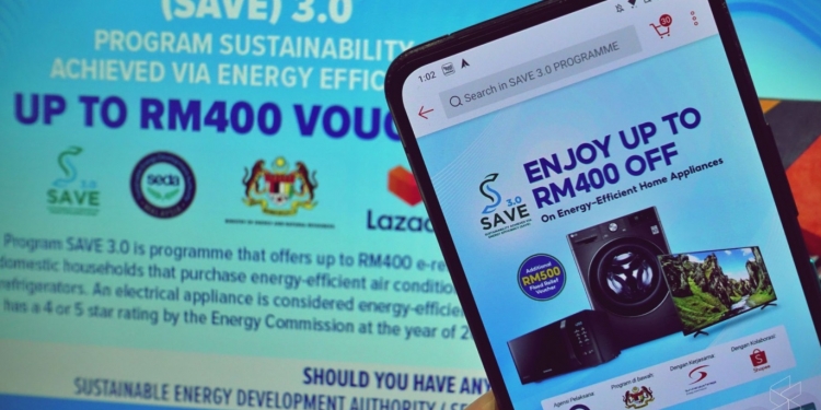 可享高达RM400折扣 政府推SAVE 3.0计划