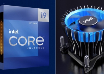 英特尔发布第12代台式机CPU 展示带有RGB灯散热器