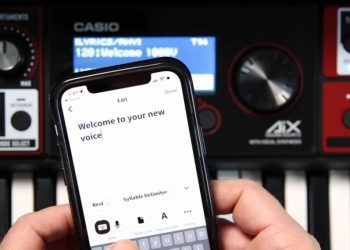 卡西欧推出会“唱歌”电子键盘！但声音似乎有点“糟糕”