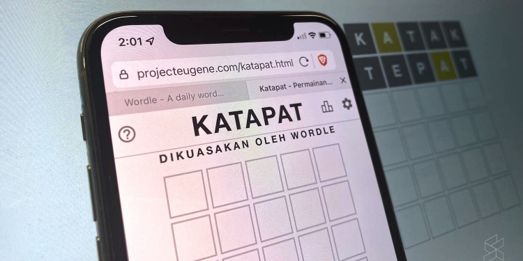 Wordle出现马来版Katapat