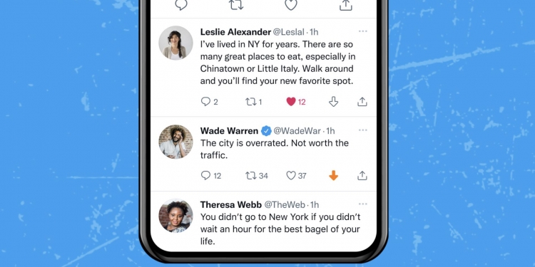 推特“downvote”功能测试范围扩大至全球