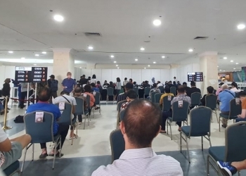 隆世界贸易中心MySejahtera服务柜台 每日限400张号码牌