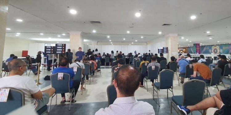 隆世界贸易中心MySejahtera服务柜台 每日限400张号码牌