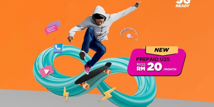 U25预付配套只需RM20！U Mobile推2新“无限”配套