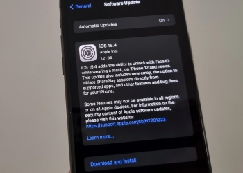 戴着口罩也能用Face ID！苹果推出iOS 15.4