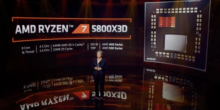 号称全球最快 AMD Ryzen 7 5800X3D游戏处理器420开卖