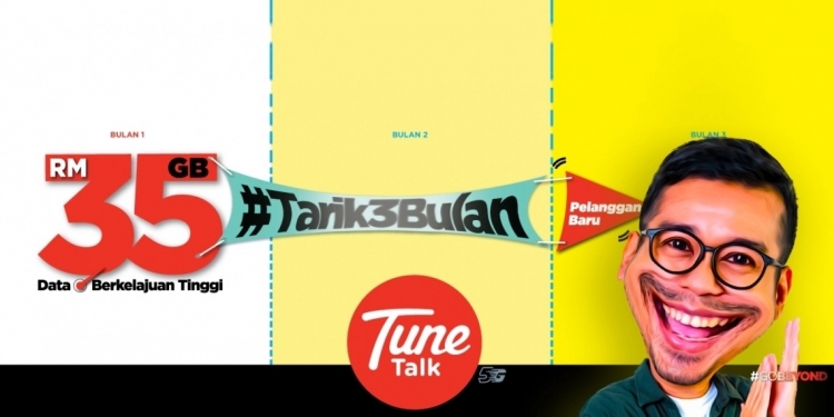 只限新客户 Tune Talk 延长预付配套有效期至90天