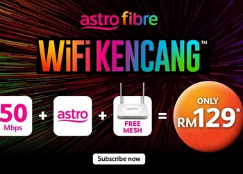 每月只需RM129.99 Astro推WiFi Kencang配套